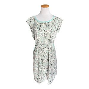 Womens Mossimo Spring Speckled Zipper Back Shift Dress w Pockets - Sz M